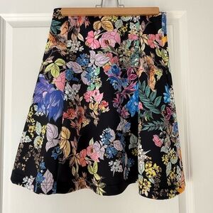 Milano Multicolor Floral Skater Skirt